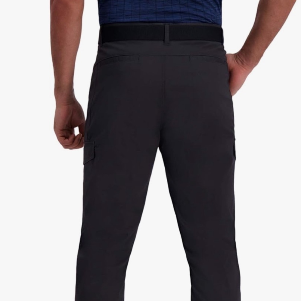 Men's Haggar Active Flex Pants Color- Lead Sz 38x29 NWT - Picture 4 of 9